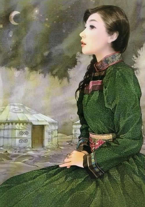 鄂温克族美女