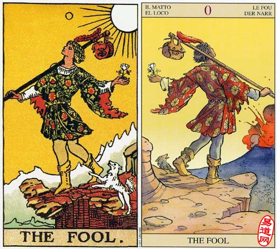 塔罗牌愚人（The Fool）解释 正位逆位释义